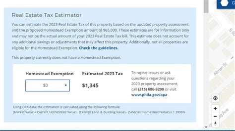 phila real estate tax lookup