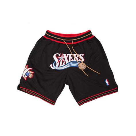 philadelphia 76ers throwback shorts