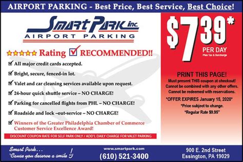 philadelphia airport parking coupons