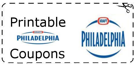 philadelphia cream cheese coupons for printable