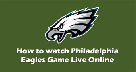 philadelphia eagles football live stream