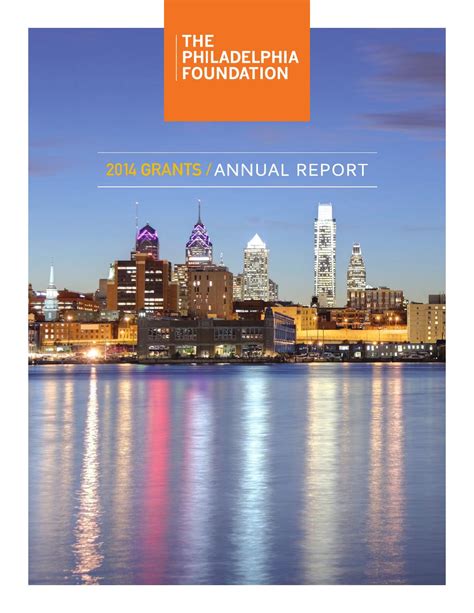 philadelphia foundation grant report