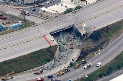 philadelphia highway collapse updates