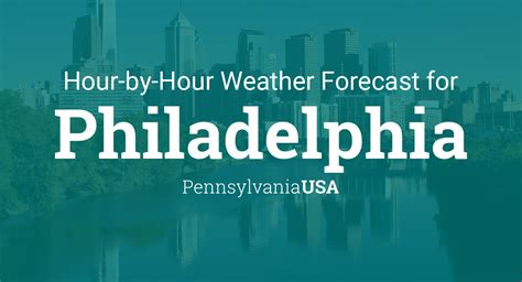 philadelphia weather forecast hourly