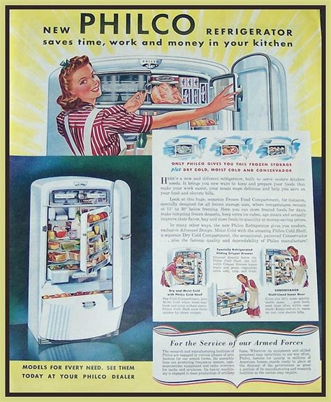 philco refrigerator ad