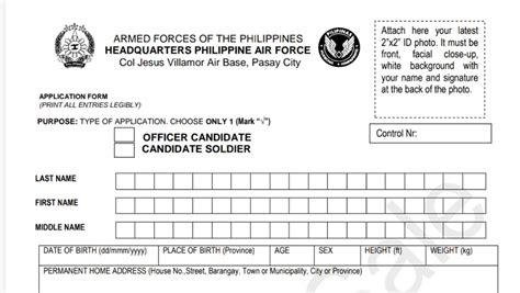 philippine air force online application
