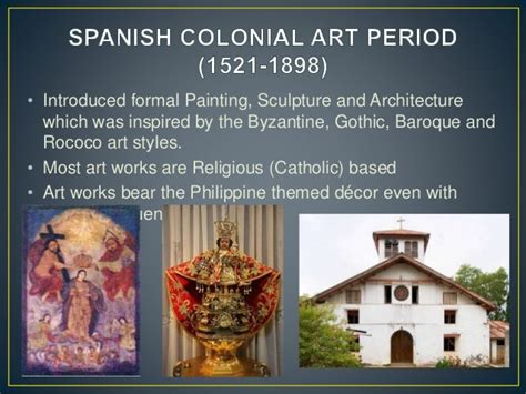 philippine art in spanish colonial period ppt