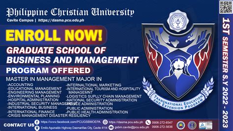 philippine christian university doctoral