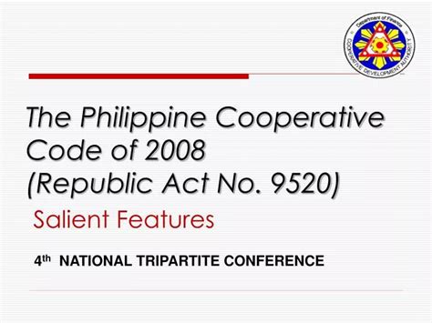 philippine cooperative code of 2008 ra 9520