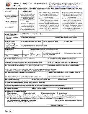 philippine dual citizenship application form