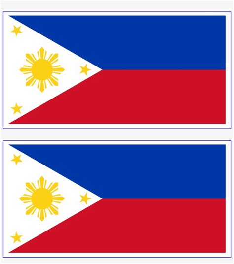 Philippine Flag Printable Back To Back
