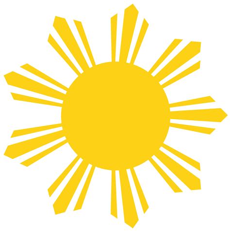 philippine flag sun logo png
