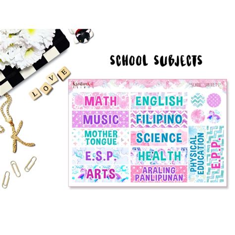 philippine high school subjects