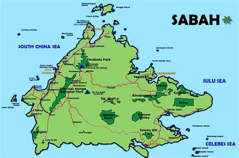 philippine map with sabah