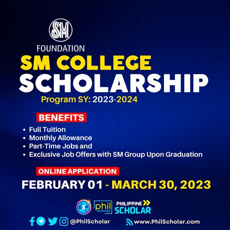 philippine scholarship for college 2023