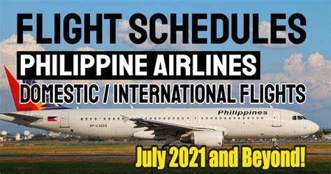 philippines airlines flights schedule