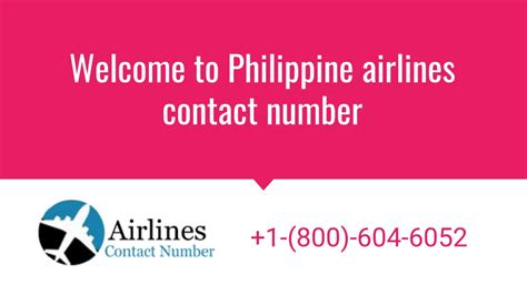 philippines airlines phone number