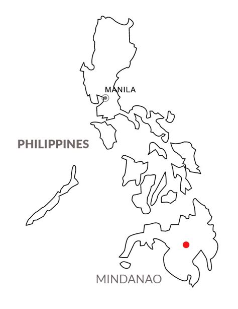philippines map drawing easy