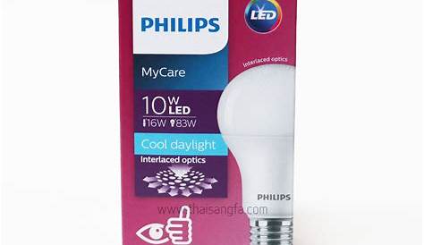 Philips 10w Led Bulb Bóng đèn Búp My Care 10W E27 6500K