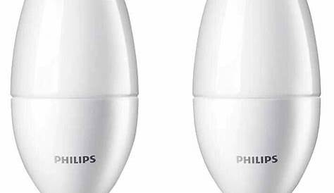 Philips E14 470lm LED Candle Light bulb, Pack of 3