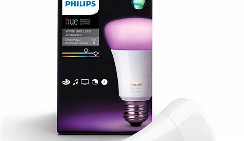 Philips Hue Bulbs White A19 Smart Led Bulb White 455295 Best Buy
