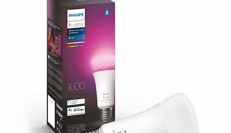 Philips Hue E27 Color Lumen White And Ampoule LED Poire 9W