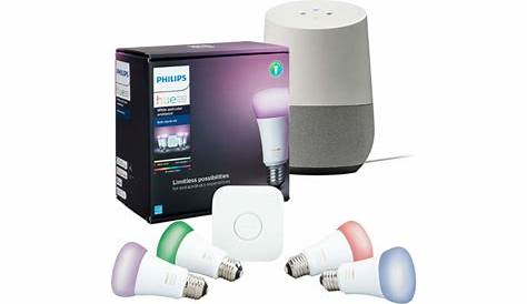 Google Home + Philips Hue White and color ambiance E27