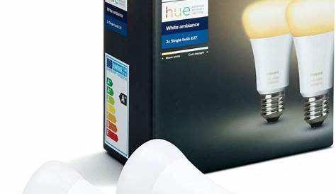 Philips Hue Lampen E27 Zwei White Und Color Ambiance LED
