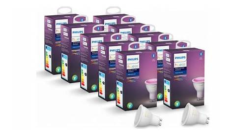 Philips Hue GU10 White and Color, 6pack