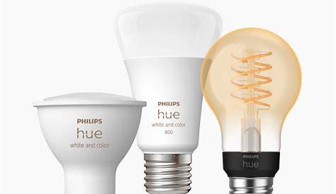 Philips Hue White A19 4 Pack 60w Equivalent Dimmable Led Smart Bulbs