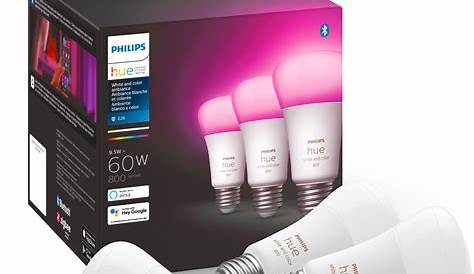 Philips Hue Light Bulbs White And Color Ambiance E12 Led 40w Equivalent