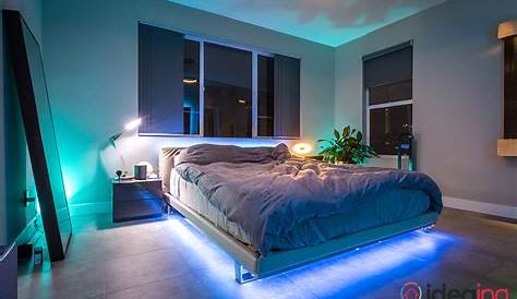 Philips hue under the bed Decorating ideas Pinterest