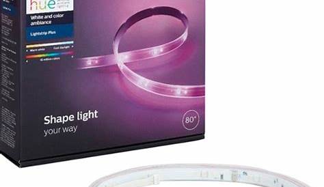 Philips Hue Lightstrip Plus Dimmable Led Smart Light Multicolor Strip Base LED