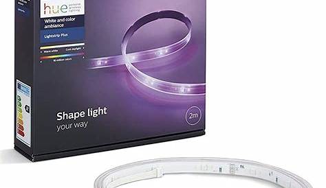 Philips Hue Lightstrip Plus Extension Add On Smart Led Light Strip White And Color Ambiance LED