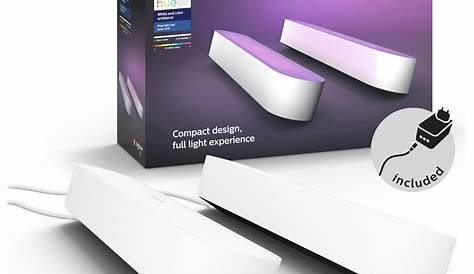 Philips Hue Play Wall Entertainment Light Double Pack White Indoor LED /ing Bar Base