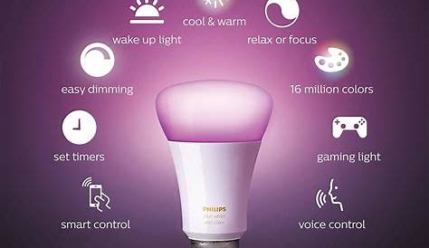 Philips Hue White A19 Led 60w Equivalent Dimmable Smart Wireless