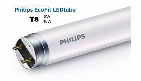 Philips Ecofit T8 LED Tube 8W(2ft) 16W(4ft) 18W(4ft