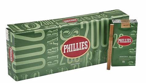 Phillies Menthol Little Filtered Cigars - Thompson Cigar