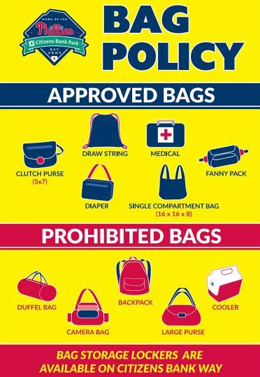 phillies stadium bag policy