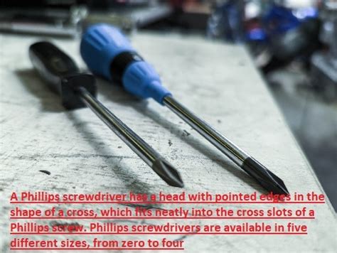 Phillips Head Screwdriver Uses