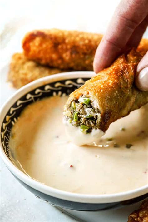 Philly Cheesesteak Egg Rolls + HOW TO MAKE VIDEO! (Baked or Fried)