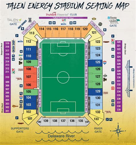 philly union stadium seating chart