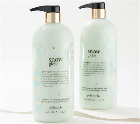 Philosophy Season of Snow Shampoo, Shower Gel & Bubble Bath 4 ct