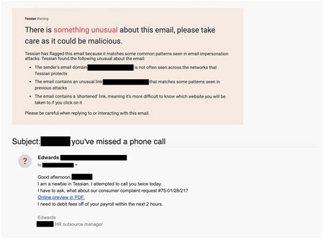 phishing attack email examples
