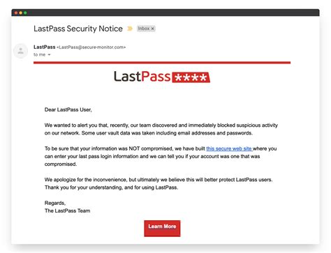 phishing email examples for training