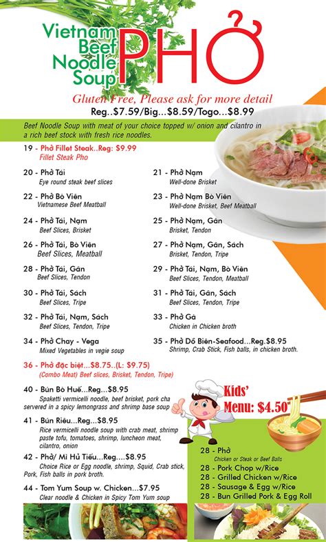 pho near me menu