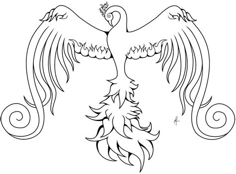 Phoenix Bird Coloring Pages: A Fun Way To Explore Creativity