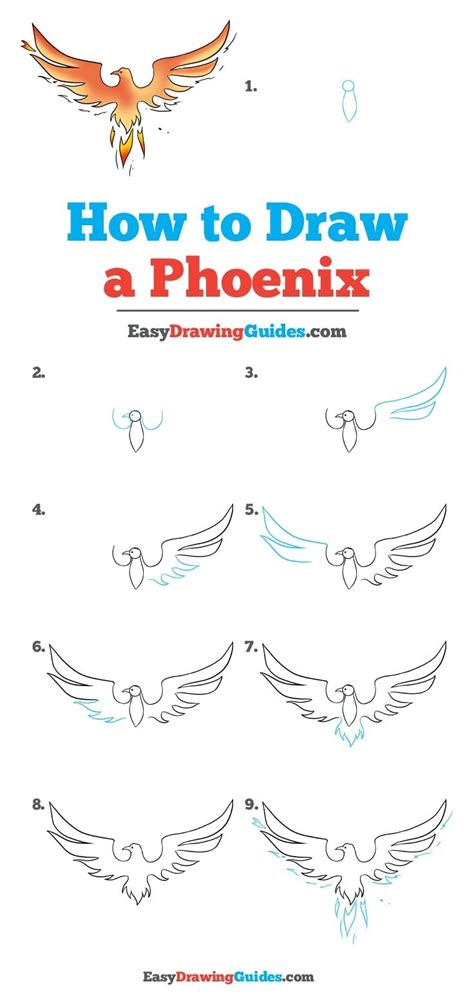 How to Draw Phoenix from Jak and Daxter printable step by