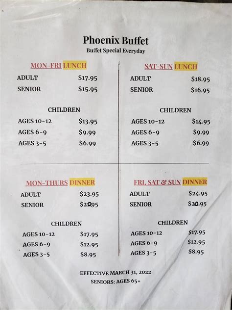 phoenix buffet red deer alberta