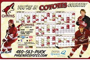 phoenix coyotes schedule 2023-24